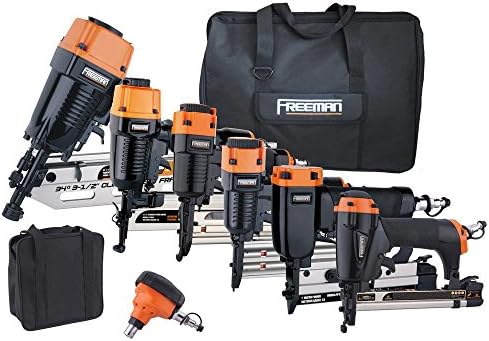 Freeman Complete Pneumatic Nailers and Staplers Kit (9-Piece) | P9PCK