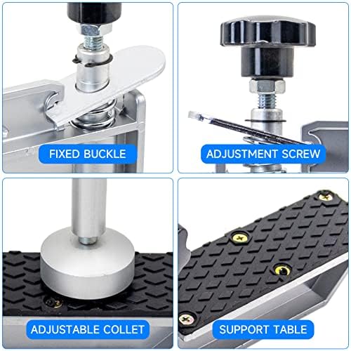 45 Degree Stone Mitre Clamp, Countertop Seam Splicing Fixture 32x20cm Benchtop Angle Clamp for Granite Marble Slab Install Tool
