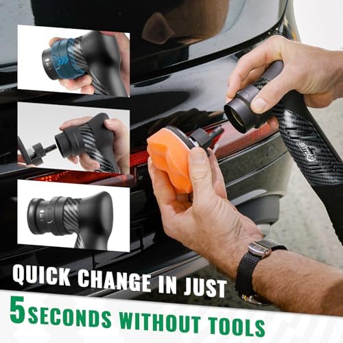 BATOCA S5 Cordless Mini Car Polisher Buffer Sander Rotary & Dual Action