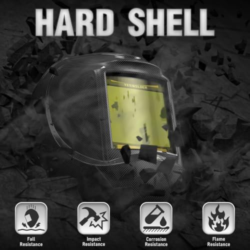 YESWELDER Auto Darkening Welding Helmet, Large View, LYG-M800H-Q