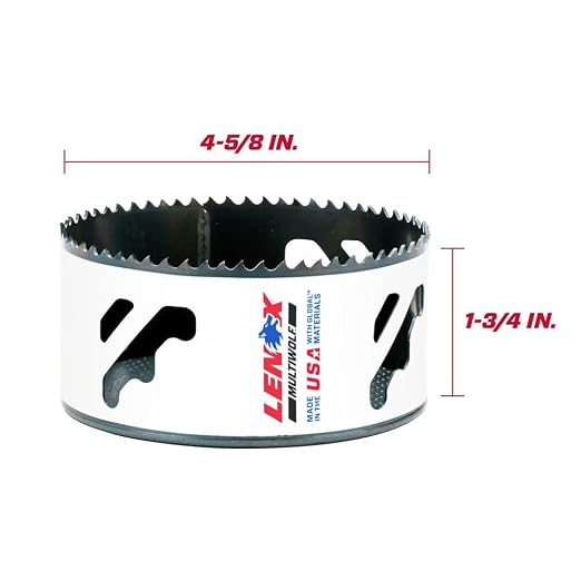 LENOX 4-5/8 In. (117 mm) Bi-Metal Sp