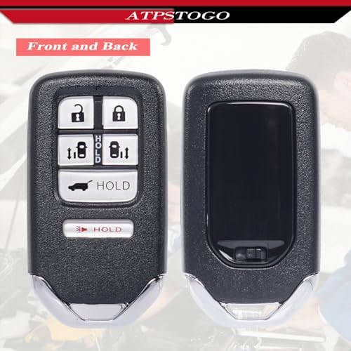 DIY Smart Key Fob Kit Fits for Honda Odyssey (EX-L/Touring) 2014 2015 2016 2017 Keyless Entry Remote Replace Key Replacement KR5V1X ID47 6 Button