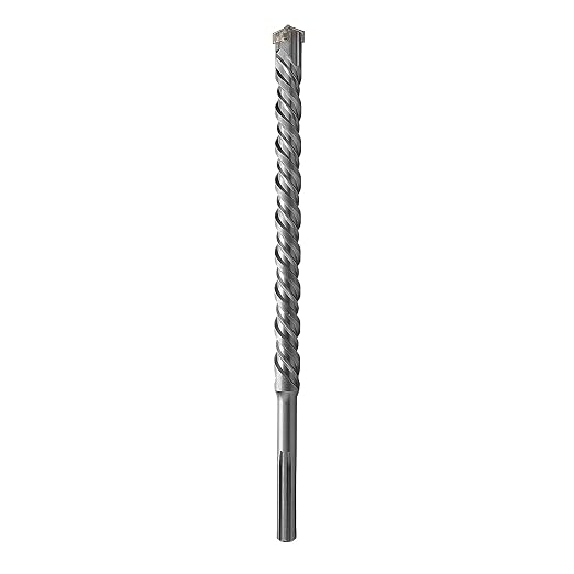 1-3/16 x 13 x 18 inch SDS Max Rotary Hammer Drill Bit, 30x460mm Carbide Tip Masonry Drill Bit, Concrete Drill Bit for Masonry, Brick, Stone, Concrete, (Shank Dia :18mm / 0.7")