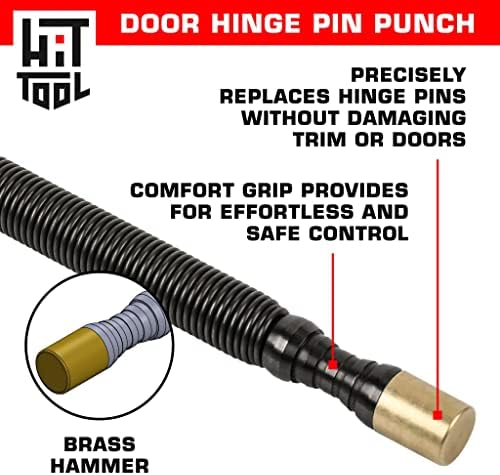 HIT Tool - Spring Punch Pin Set - Four Tip Sizes - Brass
