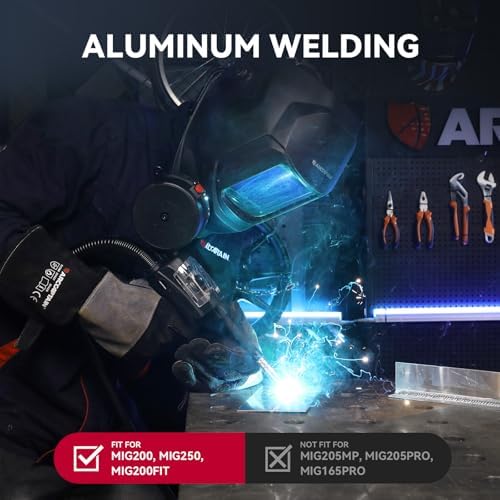 ARCCAPTAIN Spool Gun 4-Pin for Aluminum Welding 150A Euro Connection 10FT