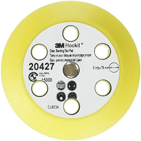3M Clean Sanding Disc Pad Kit, 20427, 3 in