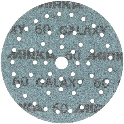 Mirka Galaxy Multifit Sandpaper 6 Inch Grit 60 50 Discs Pack