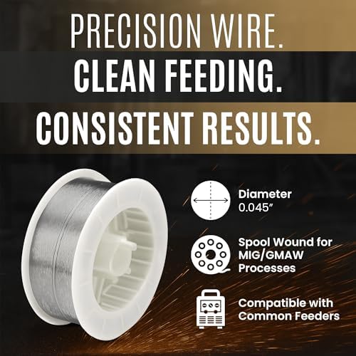 Rankin Ranomatic D Hardfacing Wire, General Purpose Welding Wire, Extreme Abrasion Resistance, Alloy-Cored Wire, Welding Equipment, 0.045" x 25 lb Spool
