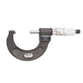 Starrett Digital Micrometer with One-Piece Spindle, Satin Chrome Finish and Tapered Frame - Quick and Easy Adjustment, 1-2" Range, .0001" Graduations - T216XRL-2