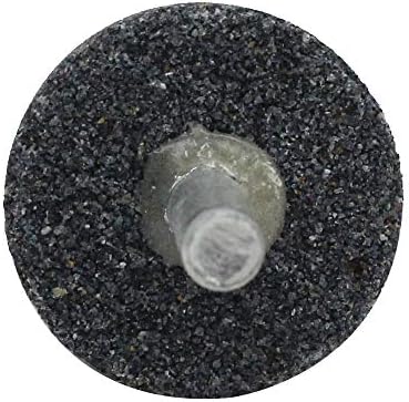50Pc 1/4" Shank Brown Corundum Grinding Head Cone Shaped Grinding Wheel Abrasive Mounted Grinding Point Stone Rotary Tools Deburring Polishing -Diameter:30mm