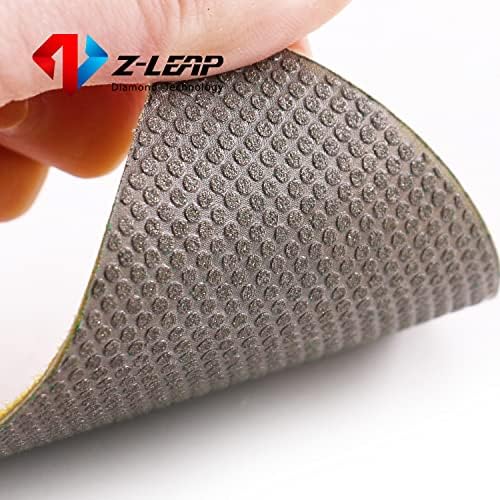 Triangular Diamond Sanding Pads for Oscillating Tools Sandpaper Sheet Polishing Discs 3"(80mm) 120 Grit