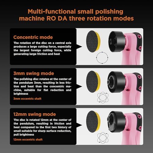Cordless Mini Car Polisher RO/DA 11 Speeds for Polishing