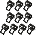 10pcs 0.31" ID Constant Tension Band Hose Clamps, 8mm Spring Band Type Action Hose Clamp Manganese Steel Fuel Line Clamp Low Pressure Air Clip Clamp for Fuel Hose Line Water Pipe Air Tube black