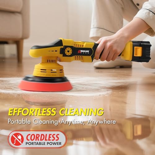 Wagan EL6402 OneVolt Cordless Polisher 6 Pro Dual Action 6-Inch Buffer Kit