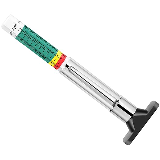 GODESON Pack of 100 Smart Color Coded Tire Tread Depth Gauge