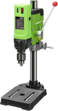 Bench Drill Stand 1200W, infinitely variable speed Mini Drill Press Machine with Cast Iron Base, 0-950RPM, for DIY, Woodworking, Metal, Jewelry Making