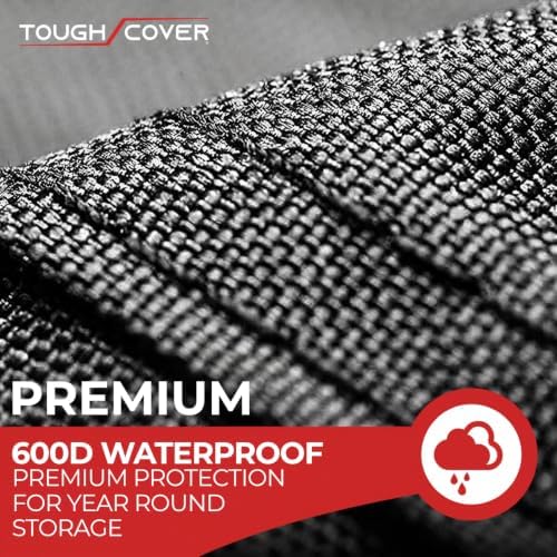 Tough Cover Snow Blower Cover, Premium 600D, Multi-Brand Fit, Black
