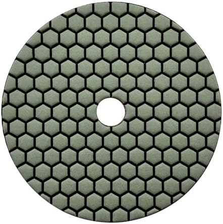 7" Dry Stone & Concrete Polishing Pad, 1.5mm Segment Height, 200 Grit