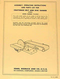 CRAFTSMAN 6" Belt & Disc Sander 113.22541 Owner's & Parts Manual