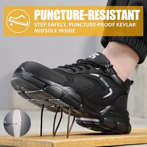 Steel Toe Shoes for Men Puncture Resistant Mens Safety Work Shoes