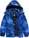 GEMYSE Boy's Waterproof Ski Snow Jacket Fleece Kids Winter Coat with Hood