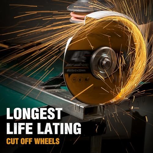 120 PCS 4 1/2 inch Cut-Off Wheels for Metal & Stainless Steel and PVC Tube 4.5" x.040 x7/8" Cutting Wheel for Angle Grinder Aggressive Cutting disc for General Purpose Metal Cutting