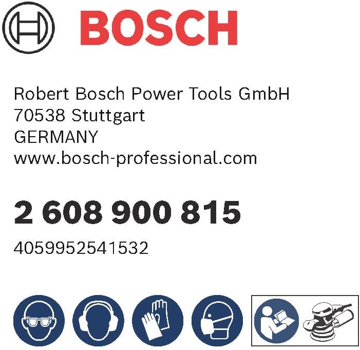 Bosch Professional 5x Expert C470 Sandpaper (for Hardwood, Paint on wood, Ø 150 mm, Grit 80, Accessories Random Orbital Sander)