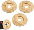 Upgrade Heavy Duty Tungsten Carbide Wheel, 2026 New Angle Grinder Polishing Pad Tungsten Carbide Sanding Discs, Wood Carving Discs for 4" & 4-1/2" Grinders Cutting Shaping Sanding (3*Flat Surface)