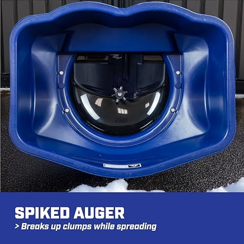 CHAPIN 88300B SaltPro 80 lb Contractor Salt Spreader, 12" Tires, Ice Melt