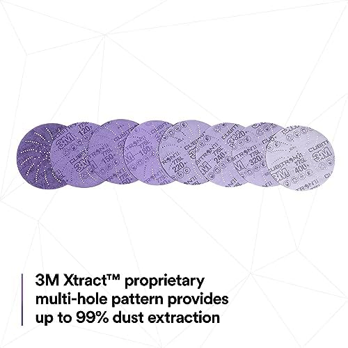 3M Xtract Cubitron II Film Disc, 775L, 180+ 3MIL, 5 in, Die 500LG