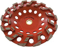 7" Diamond Grind Wheel S Seg Concrete/Coating 7/8"-5/8" Non-Threaded Arbor