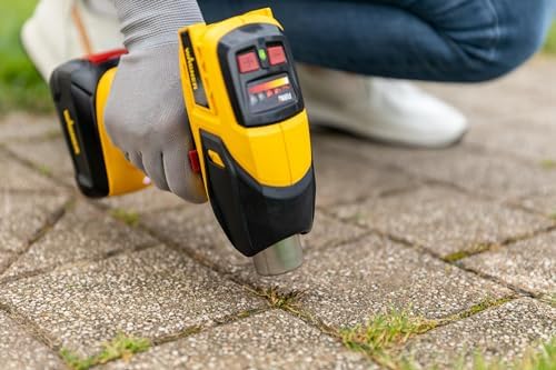 WAGNER Furno 550 Battery-Operated Heat Gun with LED Display, 5 Temperature Settings from 300 to Max. 610 °C, Includes Reflector and Wide Jet Nozzle (Battery and Charger Not Included)