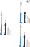 Angoily 3sets Hand Drills for Jewelry Making Twisted Drill Bits Pin Vise Tool Compact and Portable for Crafting