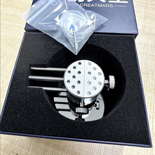 Mini Profile Bench Vise, 360° Rotatable Clamp Vise Work Table for Warhammer 40K Action Figure, Military Figure, Gundam Model, Silver, TQ-01