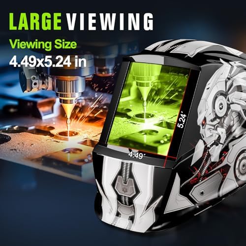 Laser Welding Helmet 900-1100nm OD8+ Professional Laser Face Shield