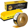 Dura-Gold Pro Series 9" K-Block Sander Firm & Flex Hand Sanding Block Pad with Hook & Loop Backing and PSA Sandpaper Adapter Pad & 120 Grit PSA Longboard Sandpaper 20 Yard Continuous Roll, 2-3/4" Wide