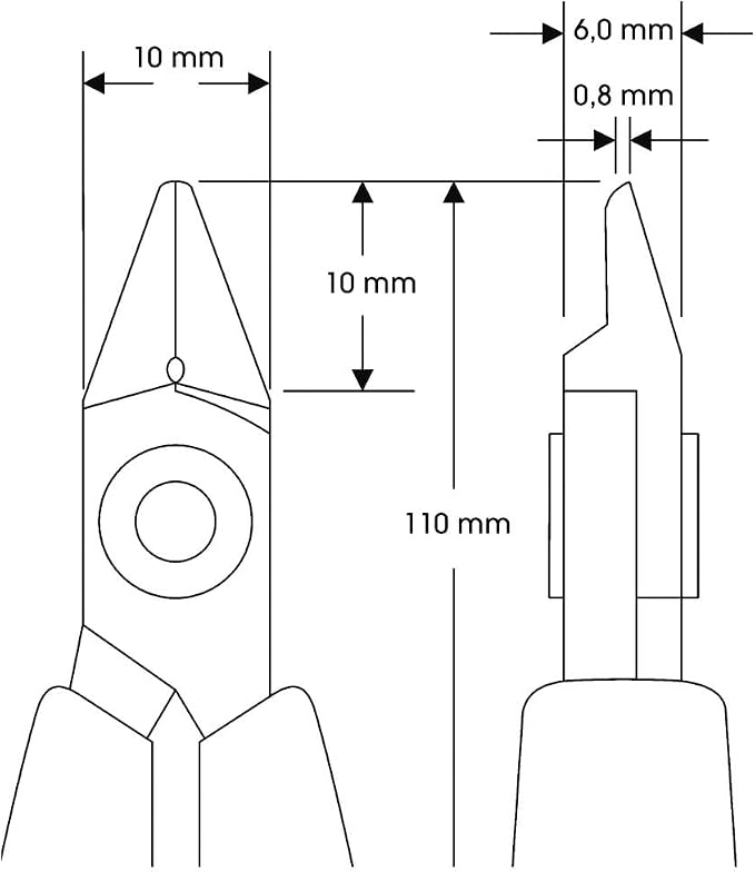 Lindström-Alicates Corte Diagonal 8142