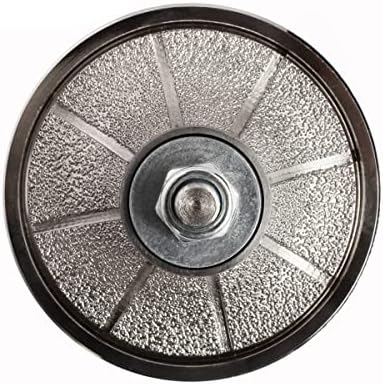Diamond Hand Profiler B25,Half Bullnose Vaccum Brazed Profile Wheel Metal Cover Router Bit for Marble Granite D85 5/8-11