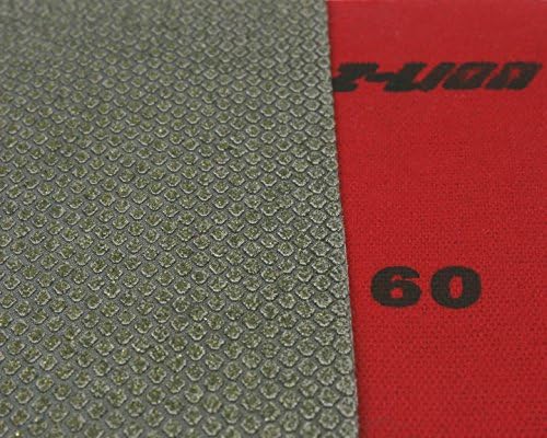 Z-Lion Diamond Abrasive Paper Sheets 60 Grit Diamond Sandpaper for Grinding Stone Glass Ceramic