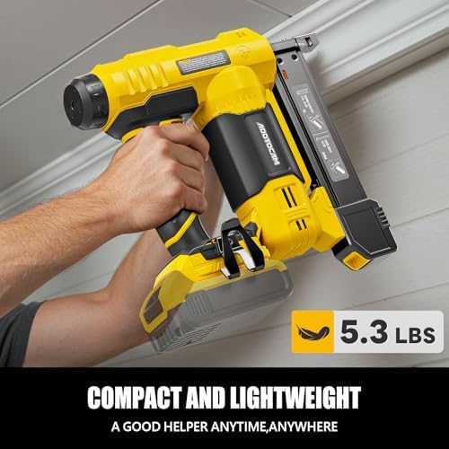 Cordless Brad Nailer Compatible with DeWalt 20V Battery (No Battery)
