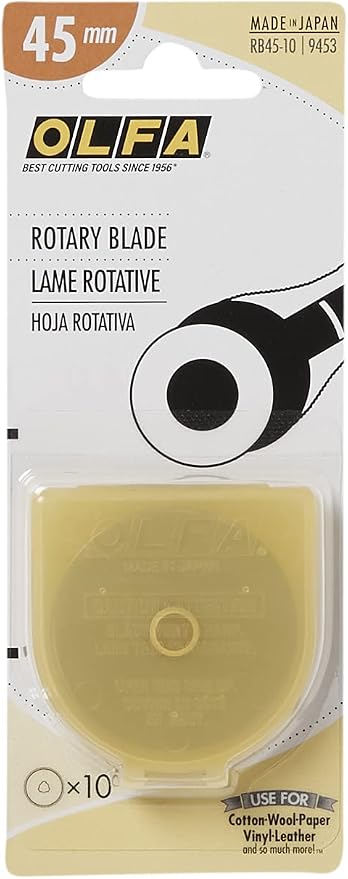OLFA Blade - 45 mm Rotary cutter - 10 pack