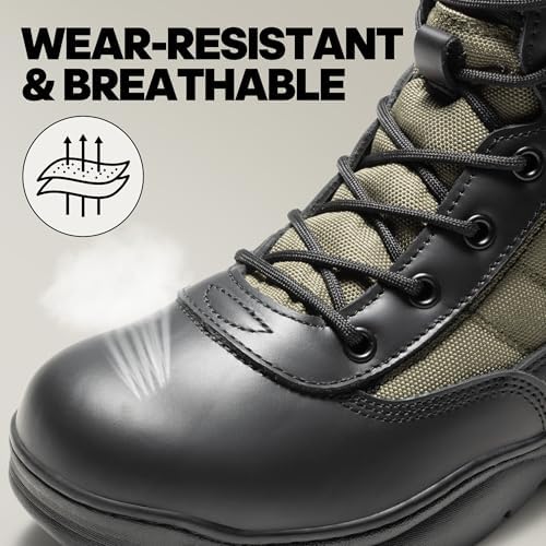 NORTIV 8 Men's Military Tactical Work Boots