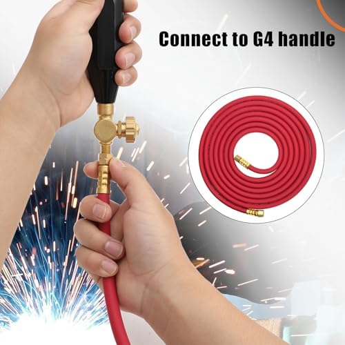 0386-1091 AH-24 Acetylene Torch Hose for Torch Systems, 24FT, "A" Fitting