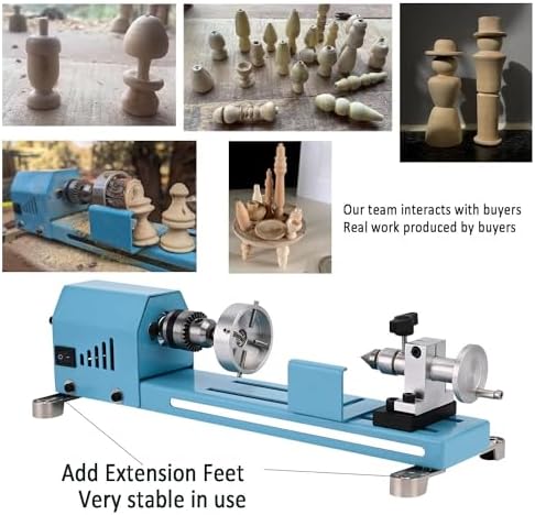 Mini Lathe Machine Multi-Purpose Lathe With Professional Tools Torno Para Madera Cutting Grinding Polishing Desktop Metal Lathes Easy To Use