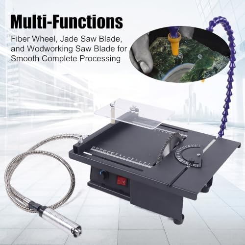 Jade Carving Machine 1850W, Table Saw Polisher Grinder, 0-10000 RPM for Jew