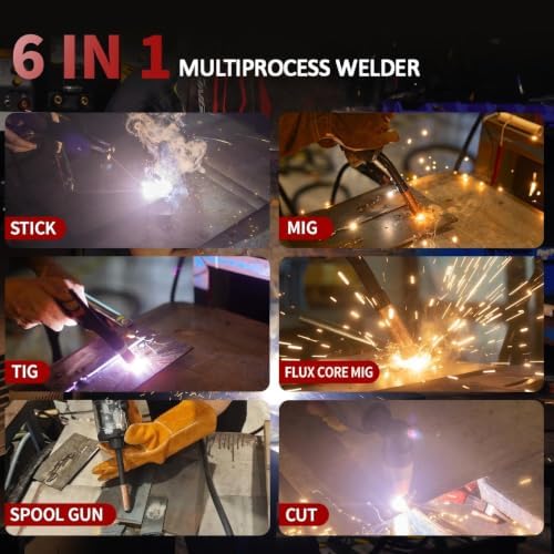 Plasma Cutter Welder Combo 6 in 1 Welding Machine 110V/220V