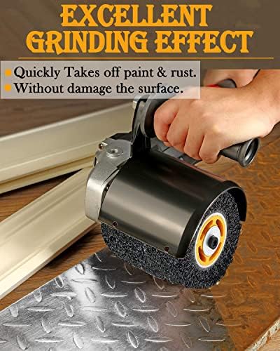 4.5"x4" Abrasive Drawing Wheel Surface Conditioning Tool Burnishing