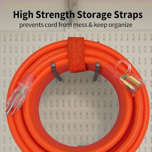 POWGRN 100 FT 12/3 Outdoor Extension Cord Waterproof, Heavy Duty Power Cord