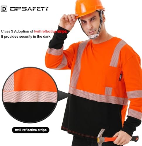FR Shirts for Men, 6oz Hi Vis Flame Resistant Welding Shirt