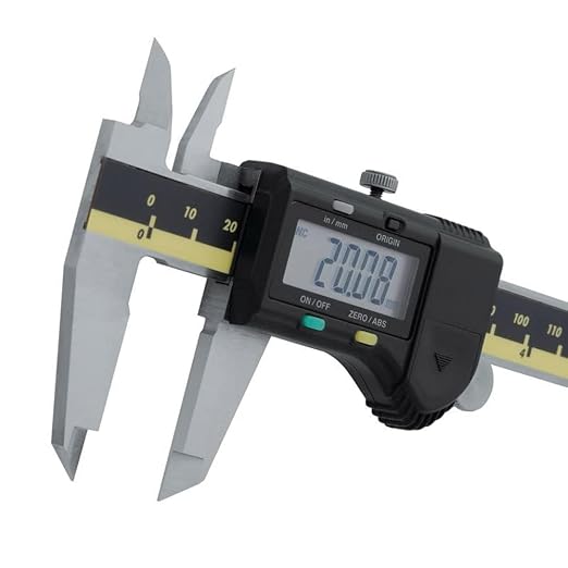 Mtutyo 8-Inch Caliper 0 to 8"/0 to 200mm High-Precision Measuring Tool with Absolute AOS Encoder, Stainless Steel IP65 Coolant-Proof Construction for Accurate Measurements – Professional Caliper Gauge